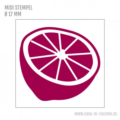 MIDI Motivstempel Zitrone