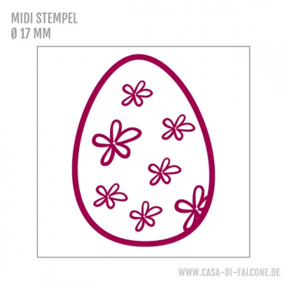MIDI Motivstempel Ostereier Blmchen