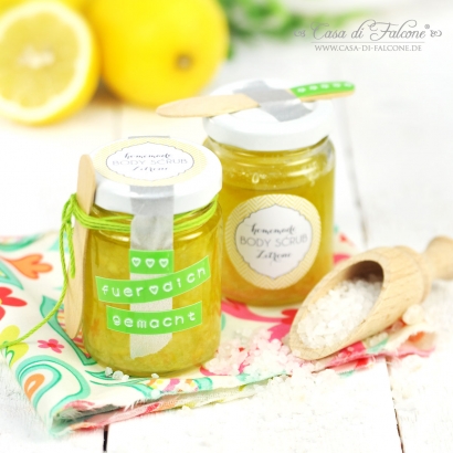 Aufkleber Body Scrub