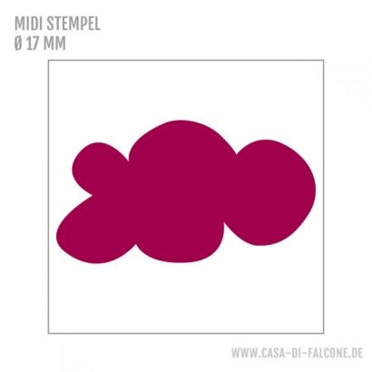 MIDI Motivstempel Wolke