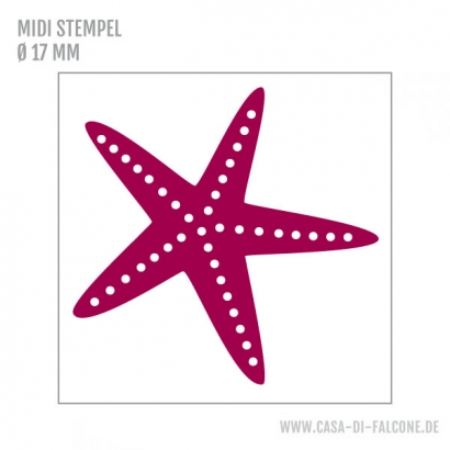 MIDI Motivstempel Seestern