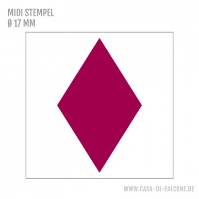 MIDI Motivstempel Raute