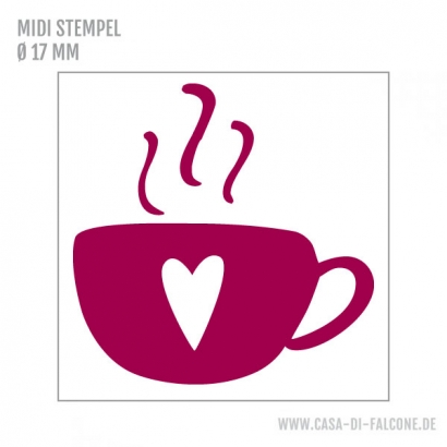 MIDI Motivstempel Tasse
