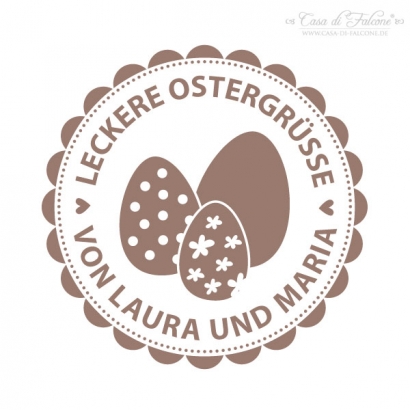 Personalisierter Keksstempel Ostereier Trio