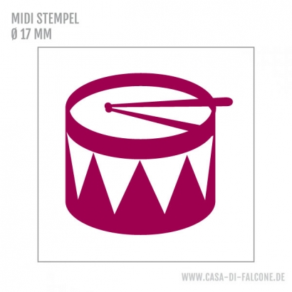 MIDI Motivstempel Trommel