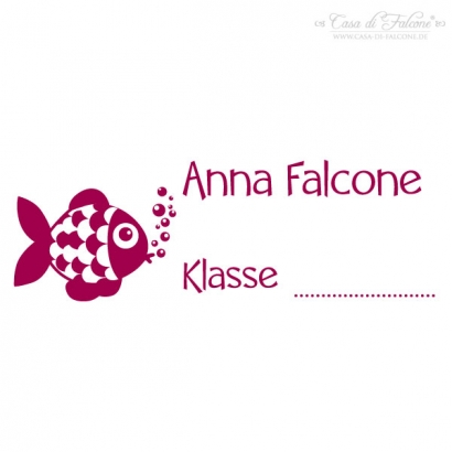 Schulstempel Fisch