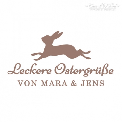 Personalisierter Fondantstempel Ostergrsse
