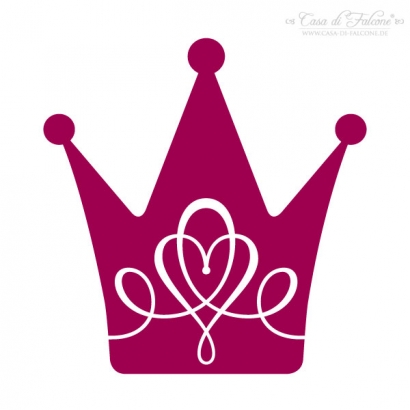 MAXI Motivstempel Prinzessin Krone