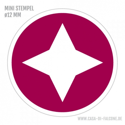 MINI Stempel Diamant im Kreis