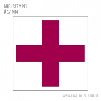 MIDI Motivstempel Kreuz