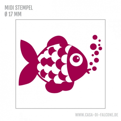 MIDI Motivstempel Fisch I
