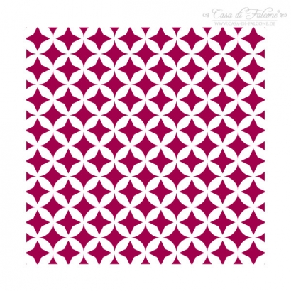 Musterstempel Diamant im Kreis negativ