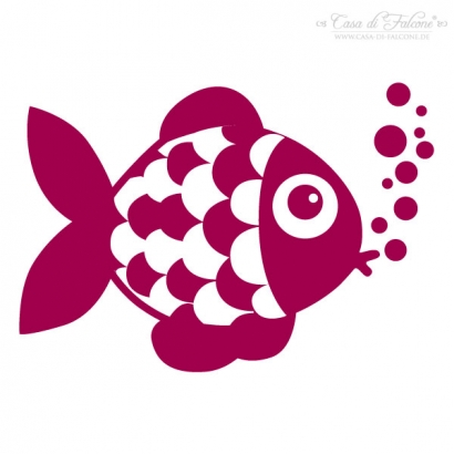 Maxi Motivstempel Fisch