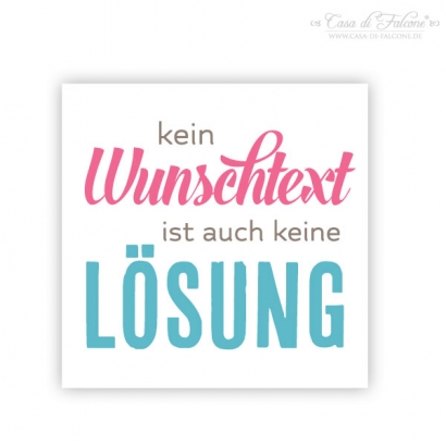 Textaufkleber Typo III