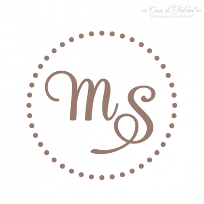 Personalisierter Keksstempel Mini Initialien