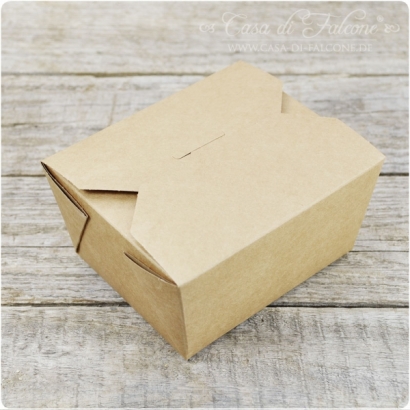 Schachtel Kraftpapier braun