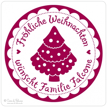 Weihnachtsstempel Tannenbaum
