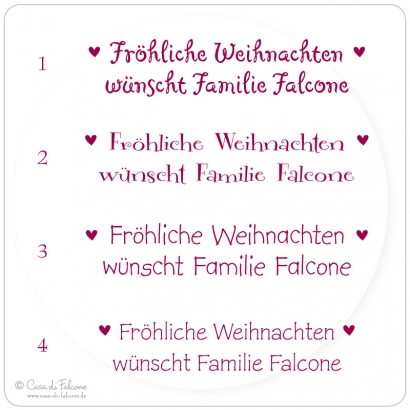Weihnachtsstempel Tannenbaum