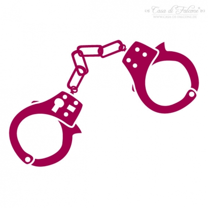 Maxi Motivstempel Handschellen