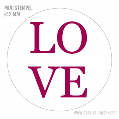 MINI Textstempel LOVE