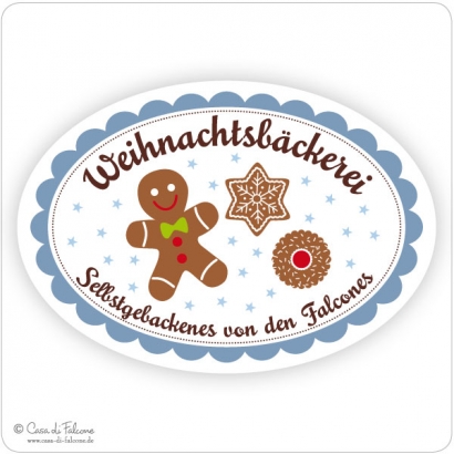Aufkleber Selbstgebackenes