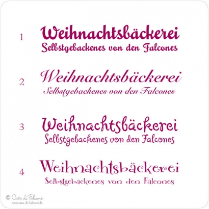 Aufkleber Selbstgebackenes
