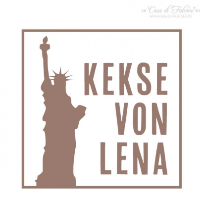 Personalisierter Keksstempel Miss Liberty