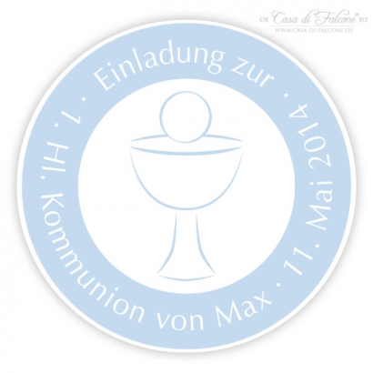 Kommunion Aufkleber Kelch II