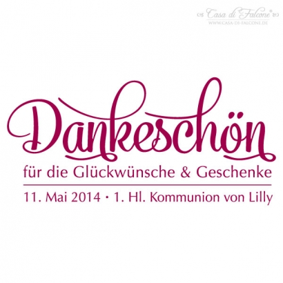 Stempel fr Gastgeschenke, Klassik IV