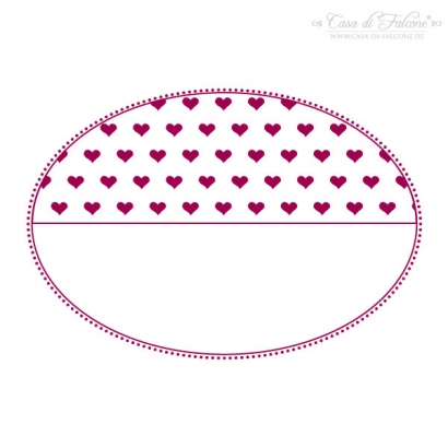 Kombinationsstempel Herzen III