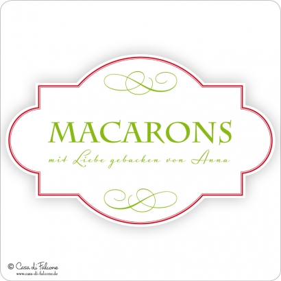 Aufkleber Macarons