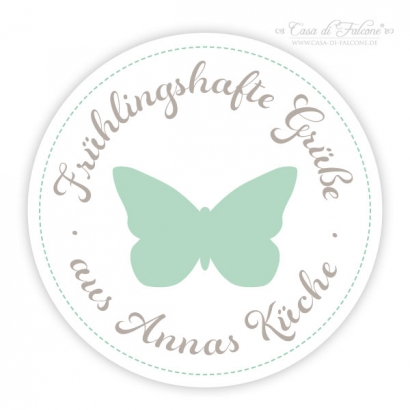 Aufkleber Schmetterling