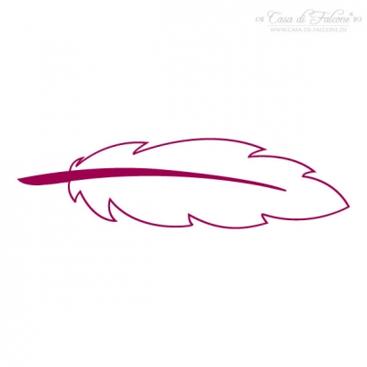 Motivstempel Feder positiv