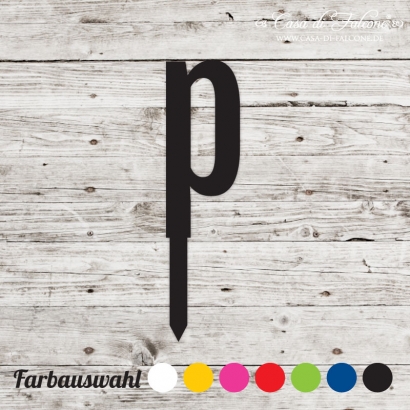 Cupcake topper sans serif - p