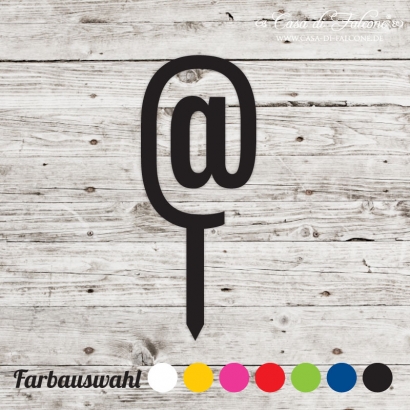 Cupcake topper sans serif - @