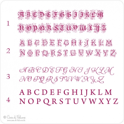 Adressstempel Initiale I