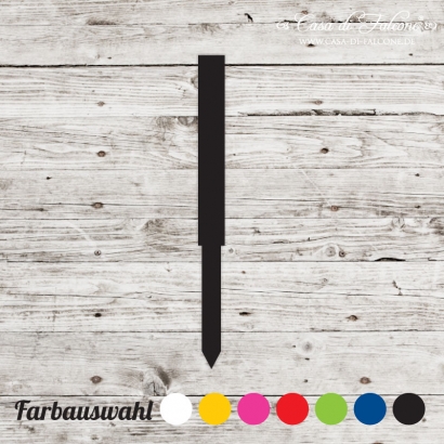 Buchstabenstecker gross - San Serif l