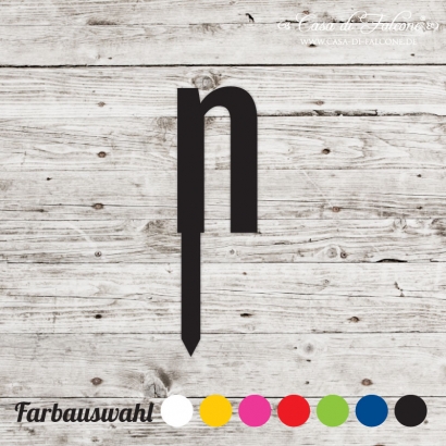 Buchstabenstecker gross - San Serif n