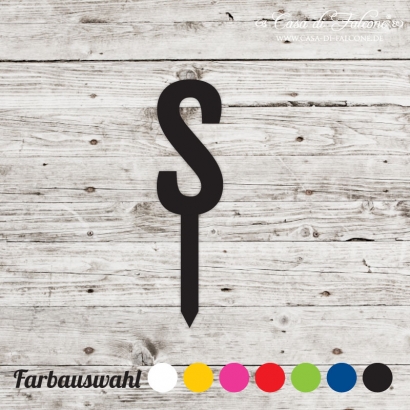 Buchstabenstecker gross - San Serif s