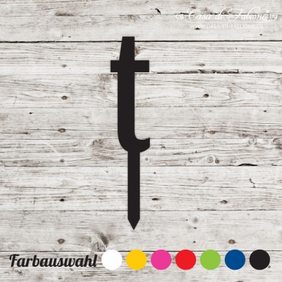 Buchstabenstecker gross - San Serif t