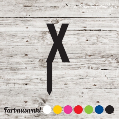 Buchstabenstecker gross - San Serif x