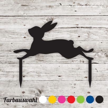 Cupcake topper Hase springend