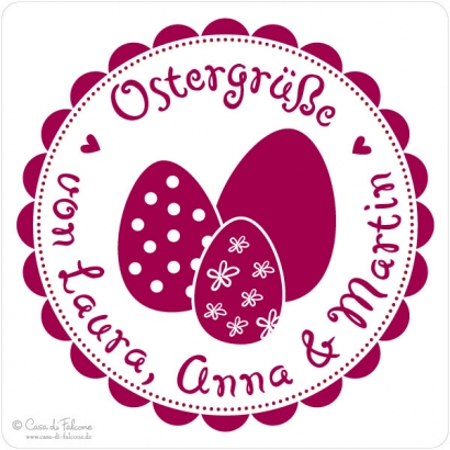 Osterstempel Ostereier