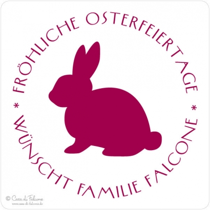 Osterstempel Hase