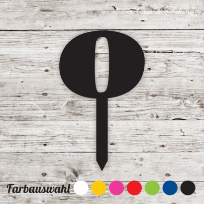 Cupcake topper serif - o