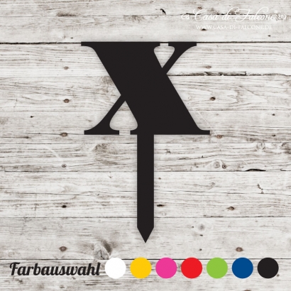 Cupcake topper serif - x