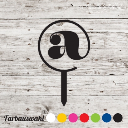 Cupcake topper serif - @