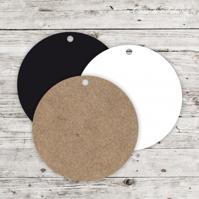 Papieranhnger rund 40 mm, 10 Stck