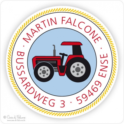 Aufkleber Traktor