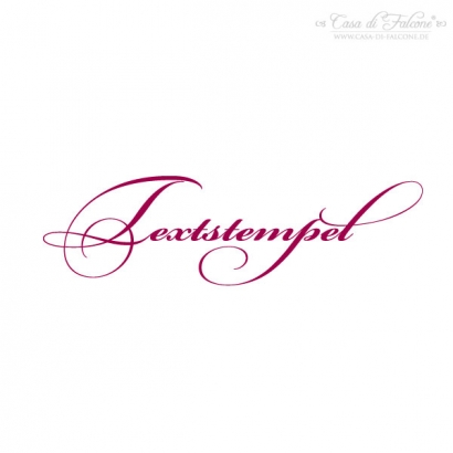 Elegance - Textstempel Gre S